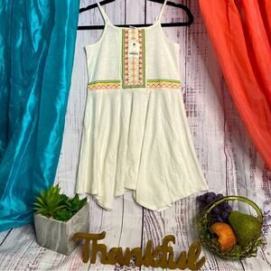 Crazy 8 White Girls Dress Sz Medium